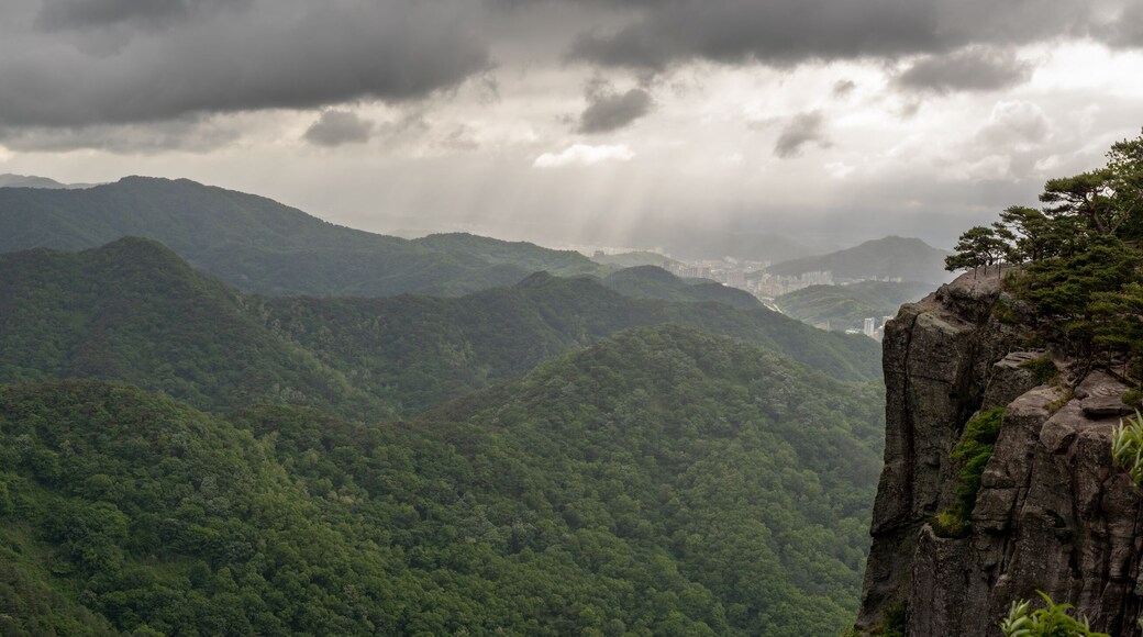 Landscape in Mudeungsan Park, Geumgok-dong, Gwangju, South Korea
