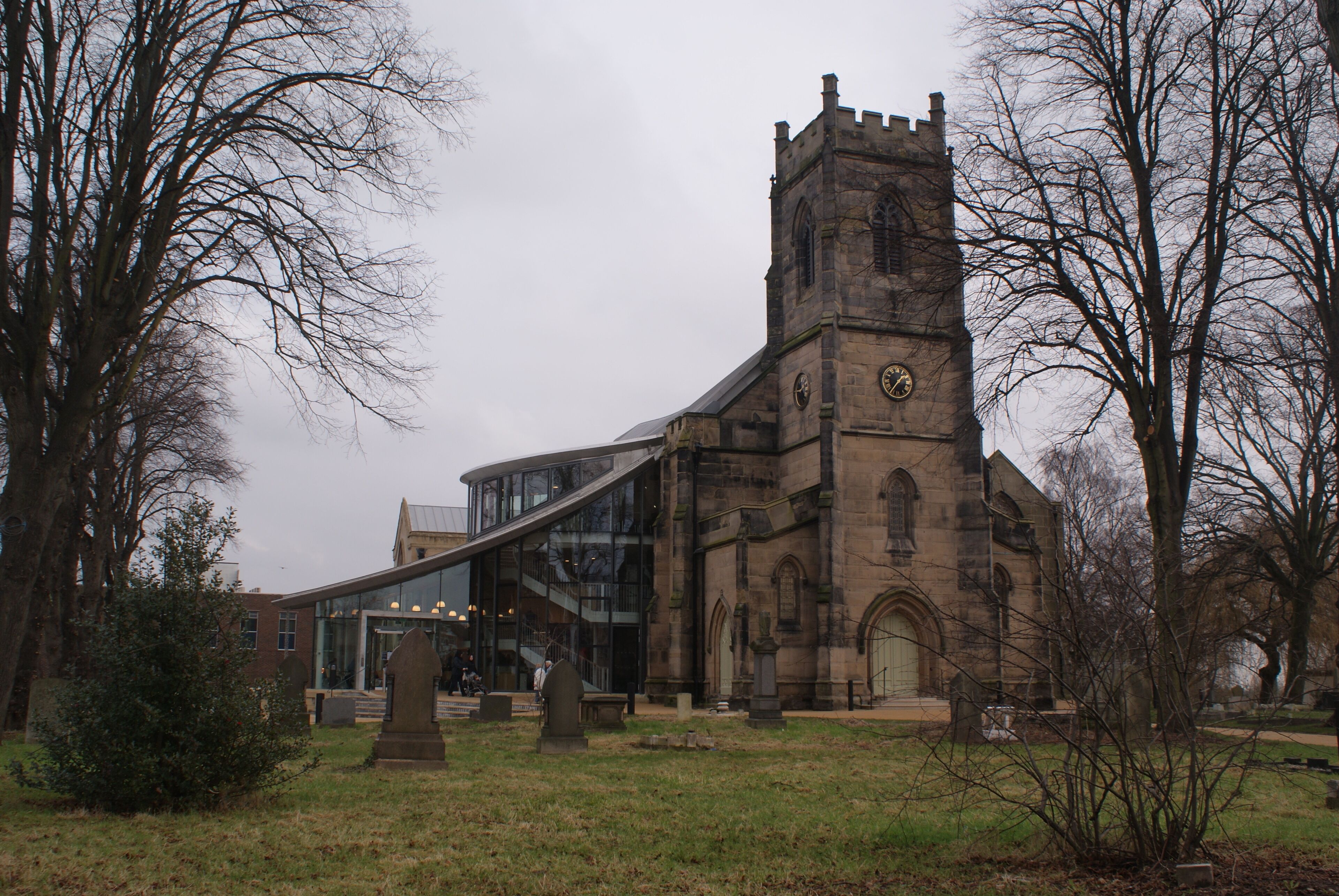 St. Barnabas' Church, Erdington after rebuilding, following the fire of 4 October 2007