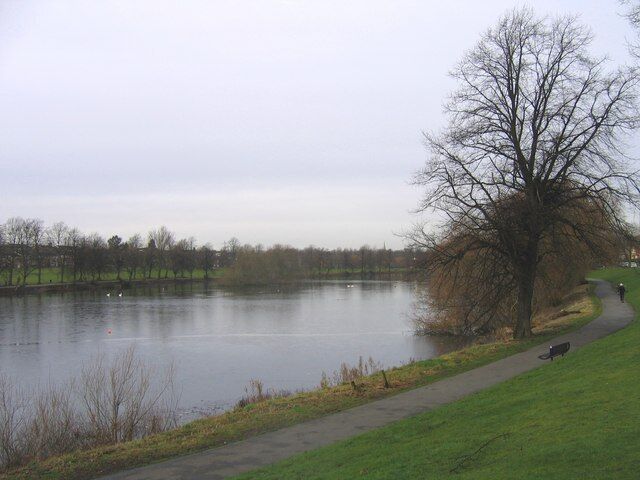 Brookvale Lake or Boating Pool. View from George Road.