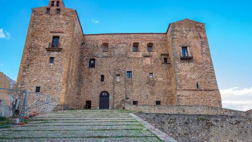 Castello di Castelbuono (Castlelbuono Castle), also known as Castello dei Ventimiglia (Ventimiglia Castle). Palermo surroundings, Sicily, Italy