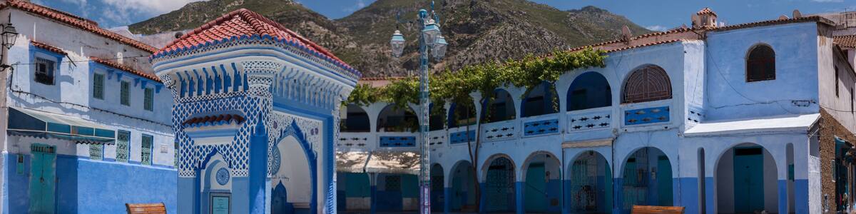 Chefchaouen city buildings