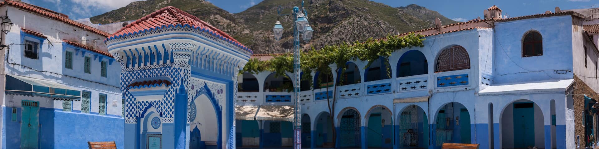 Chefchaouen city buildings