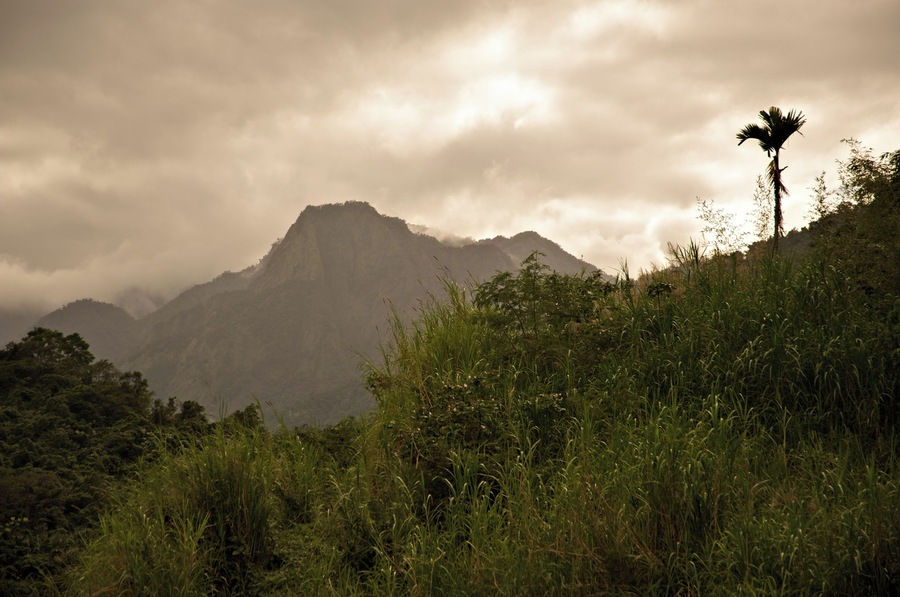 Coastal Mountain Range in Taiwan