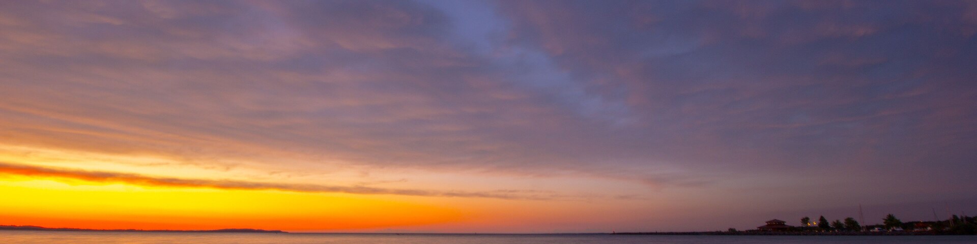 Sunset at Elk Rapids, Michigan