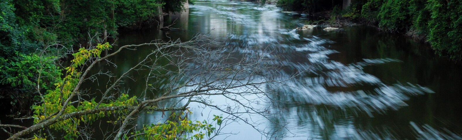 This resilient covered bridge, as its historical sign states, is still holding up after surviving a few floods. It is only 10.7 miles from Fallasburgh covered bridge and is right in downtown iAda in walking distance from the new Ada Market, Zeytin restaurant other shops and restaurants.