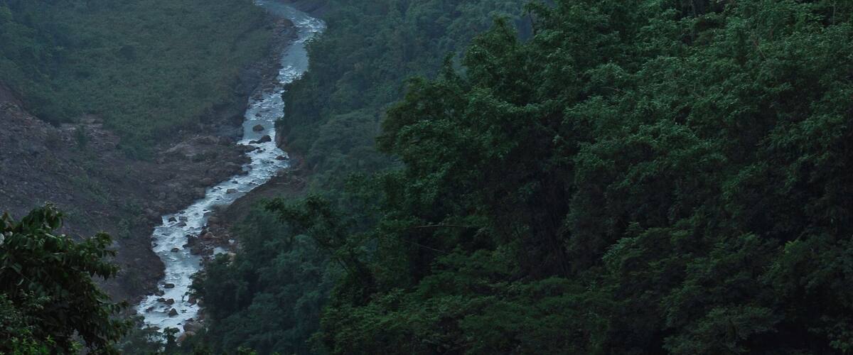Mountain view from the smaller road to Alishan. Not the exact location but it should be close to it.