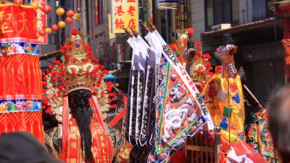 Xingang Fengtian Temple dedicated to Matsu at Xingang Township, Chiayi County, Taiwan
