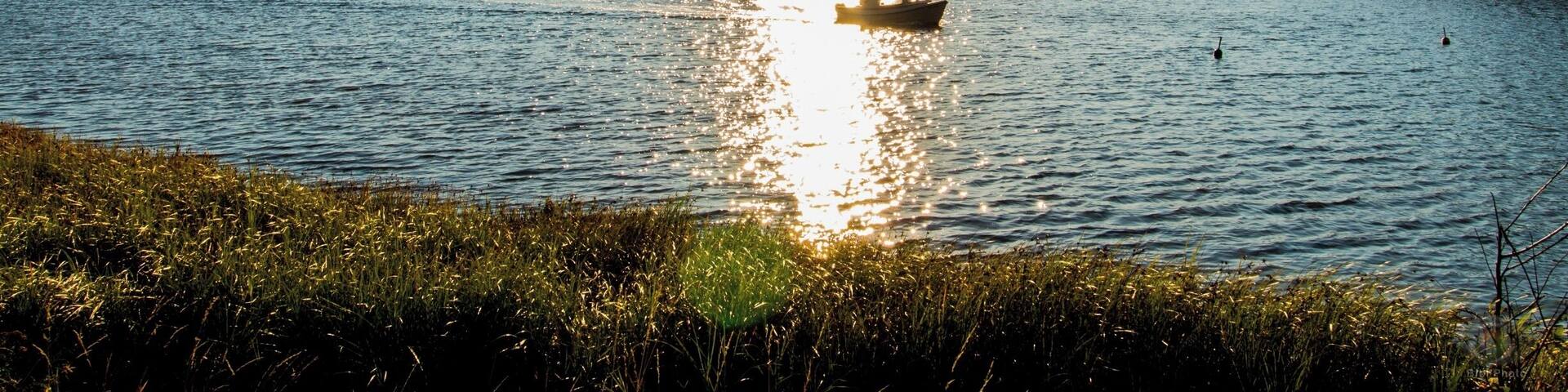 Nice weather during our trip along the coast