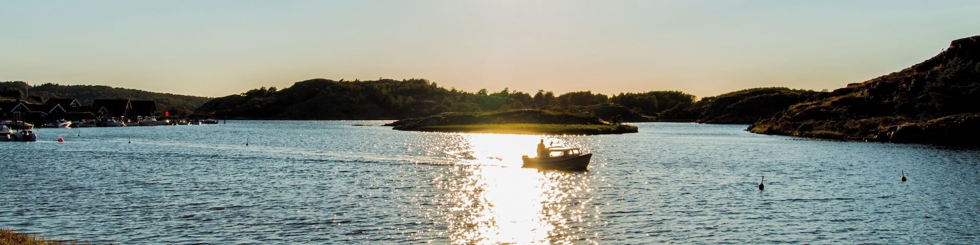 Nice weather during our trip along the coast