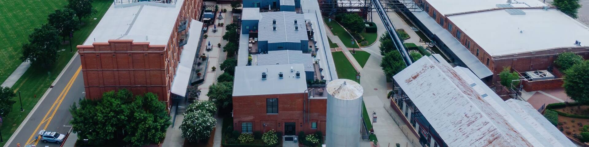 American Tobacco Campus in downtown Durham, North Carolina, United States.