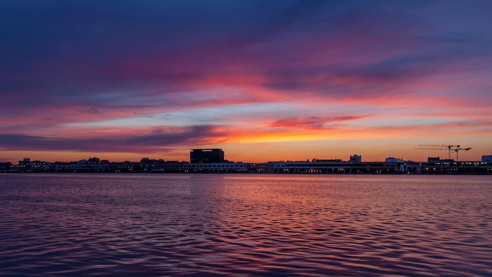 Bordeaux - Quai des marques depuis la rive droite - Photo Image Photography - Garonne Gironde Coucher de soleil Sunset Garonne