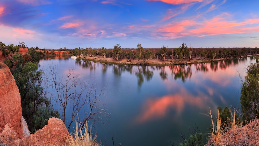VIC Murray Red cliffs panorama