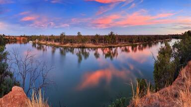 VIC Murray Red cliffs panorama