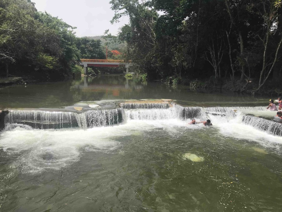 This river is located in San Jose de Las Matas in the Dominican Republic.