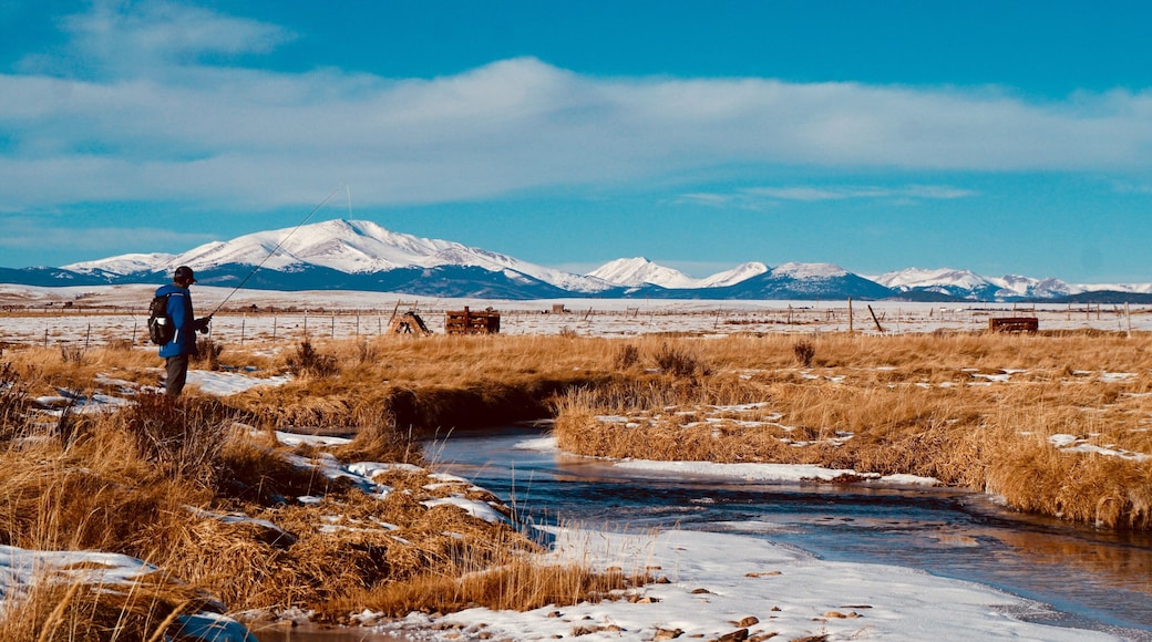 On the way home from hiking Mt.Sherman, we pulled over to find this beautiful fishing hole in a small stream in the middle of this pasture. Beautiful places found by just exploring. #adventurephotocontest