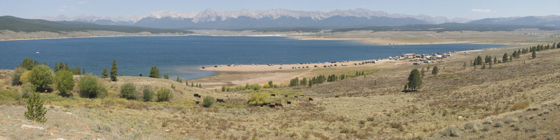 Antero Reservoir in the mountains of Colorado