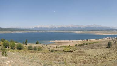 Antero Reservoir in the mountains of Colorado
