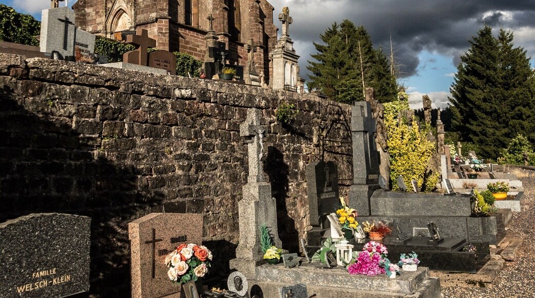 The beautiful Military Cemetery at Abreschviller