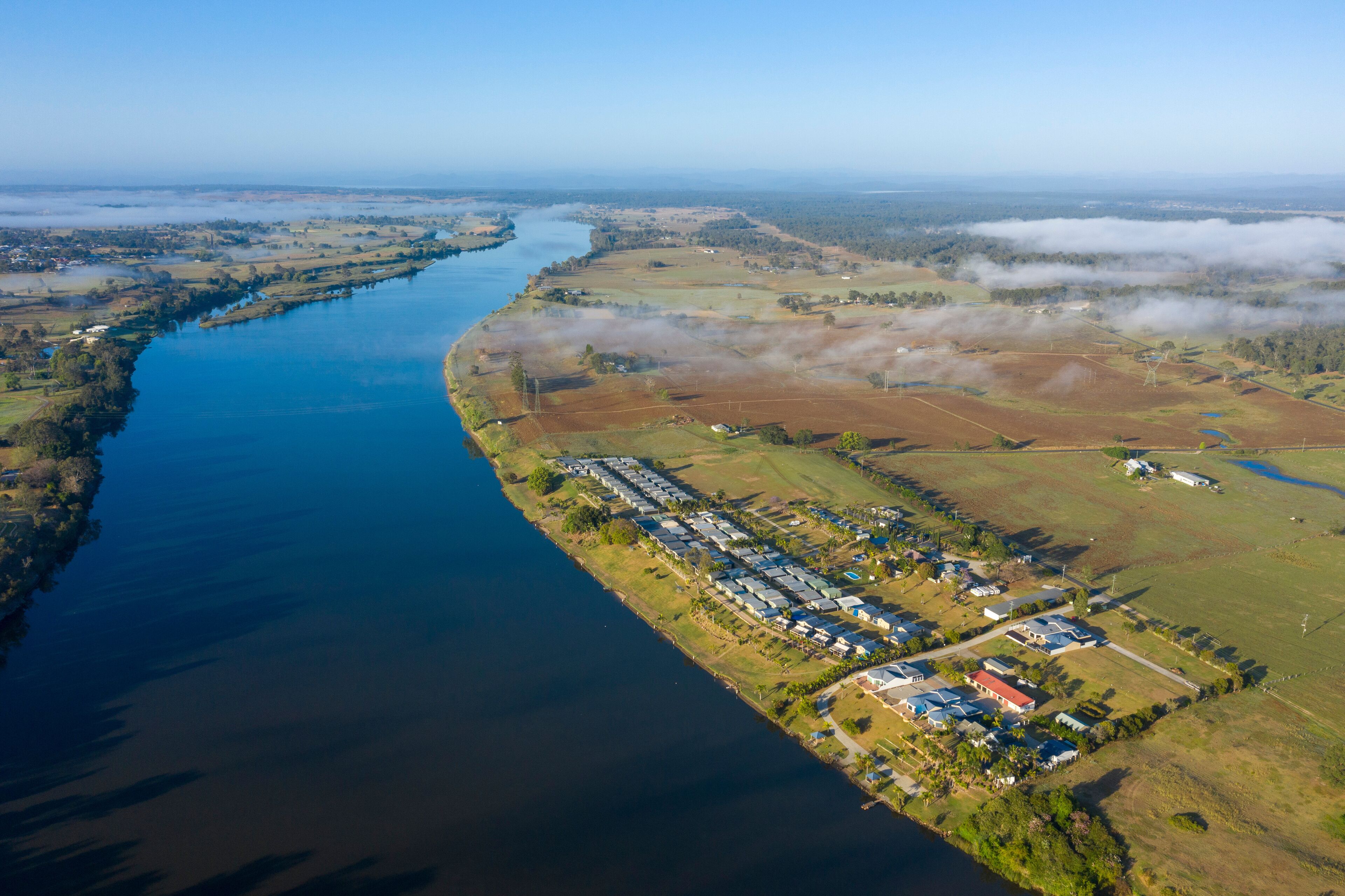 The Clarence river near Grafton , New South Wales, Australia.