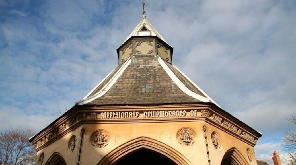 Bingham Buttercross. Detail of the Buttercross in Bingham Market Square 1046036