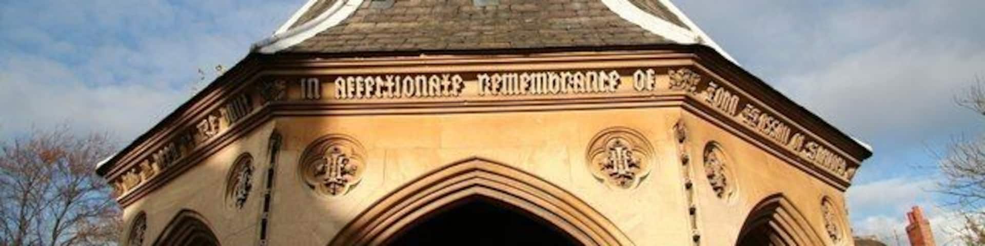 Bingham Buttercross. Detail of the Buttercross in Bingham Market Square 1046036