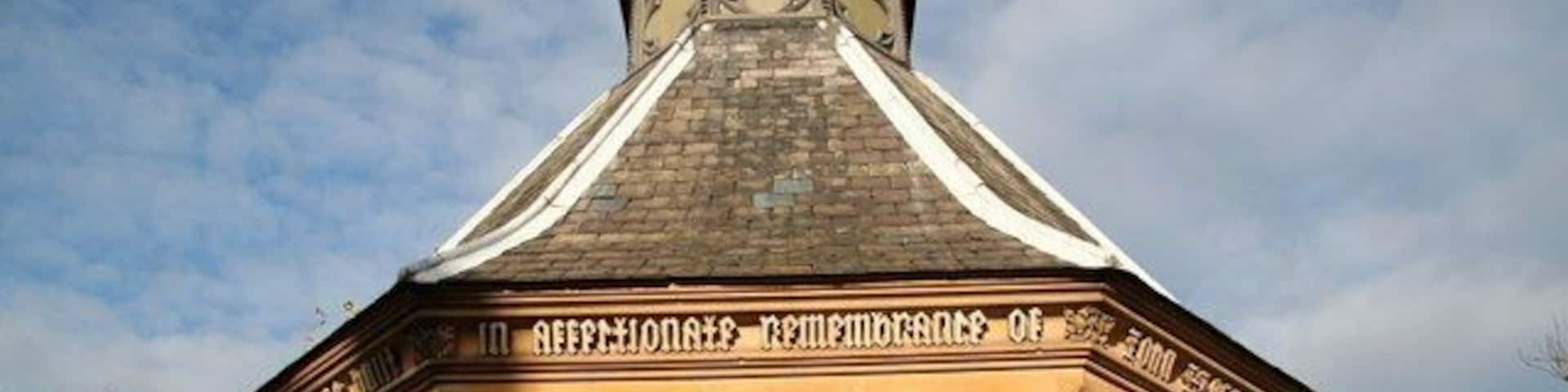 Bingham Buttercross. Detail of the Buttercross in Bingham Market Square 1046036