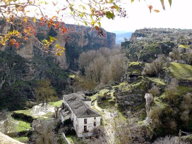 Tajos de Alhama de Granada. The Gorge at Alhama De Granada from http://www.spain-holiday.com/Alhama-de-Granada/articles/alhama-de-granada-andalucia 
A beautiful view and lovely walk through the gorge.