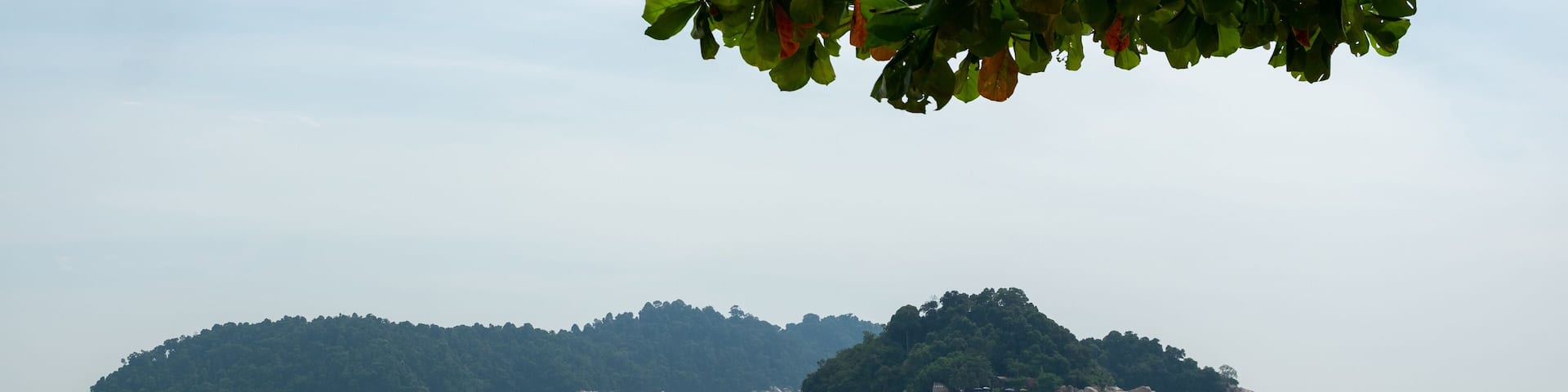 beauty of nature surrounding Pangkor Island located in Perak State, Malaysia under bright sunny day