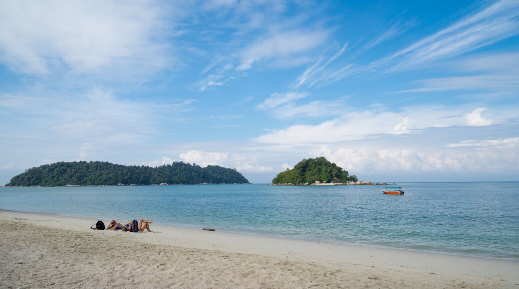 View of Teluk Nipah beach in Pangkor island, Malaysia.