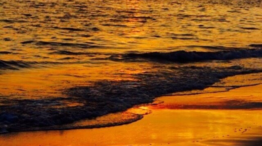 Loving my last sunset view at Golden Beach Taiwan #GoldenHour