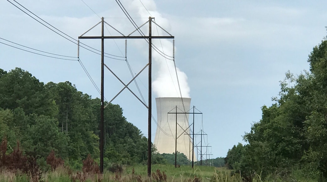 This photo was taken from the County Park at Shearon Harris Lake