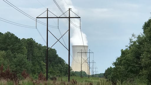 This photo was taken from the County Park at Shearon Harris Lake