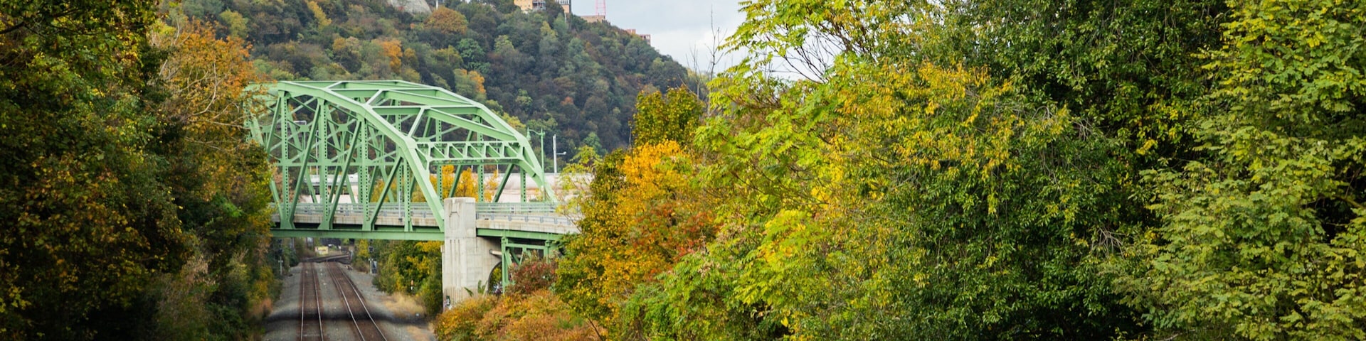South Side Slopes featuring a bridge