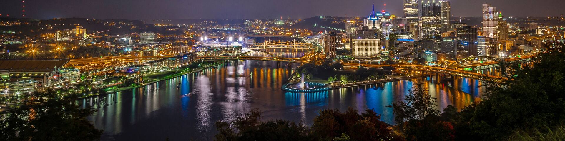 Panoramic view pf Pittsburgh USA