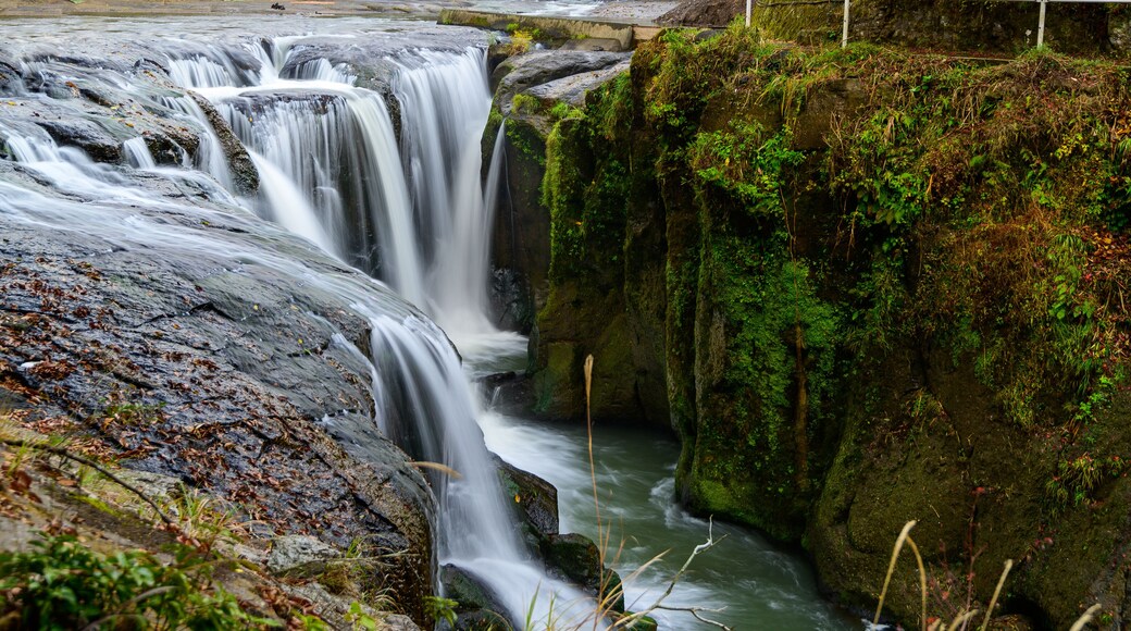 鍋釜滝・紅葉風景
Nabekama Falls / Autumn leaves scenery
「下城滝」と「鍋釜滝」2つの滝
Two waterfalls, "Shimonjo Waterfall" and "Nabekama Falls"
日本(秋)2021年撮影
Taken in 2021 in Japan (Autumn)
九州・熊本県小国町
Oguni Town, Kyushu