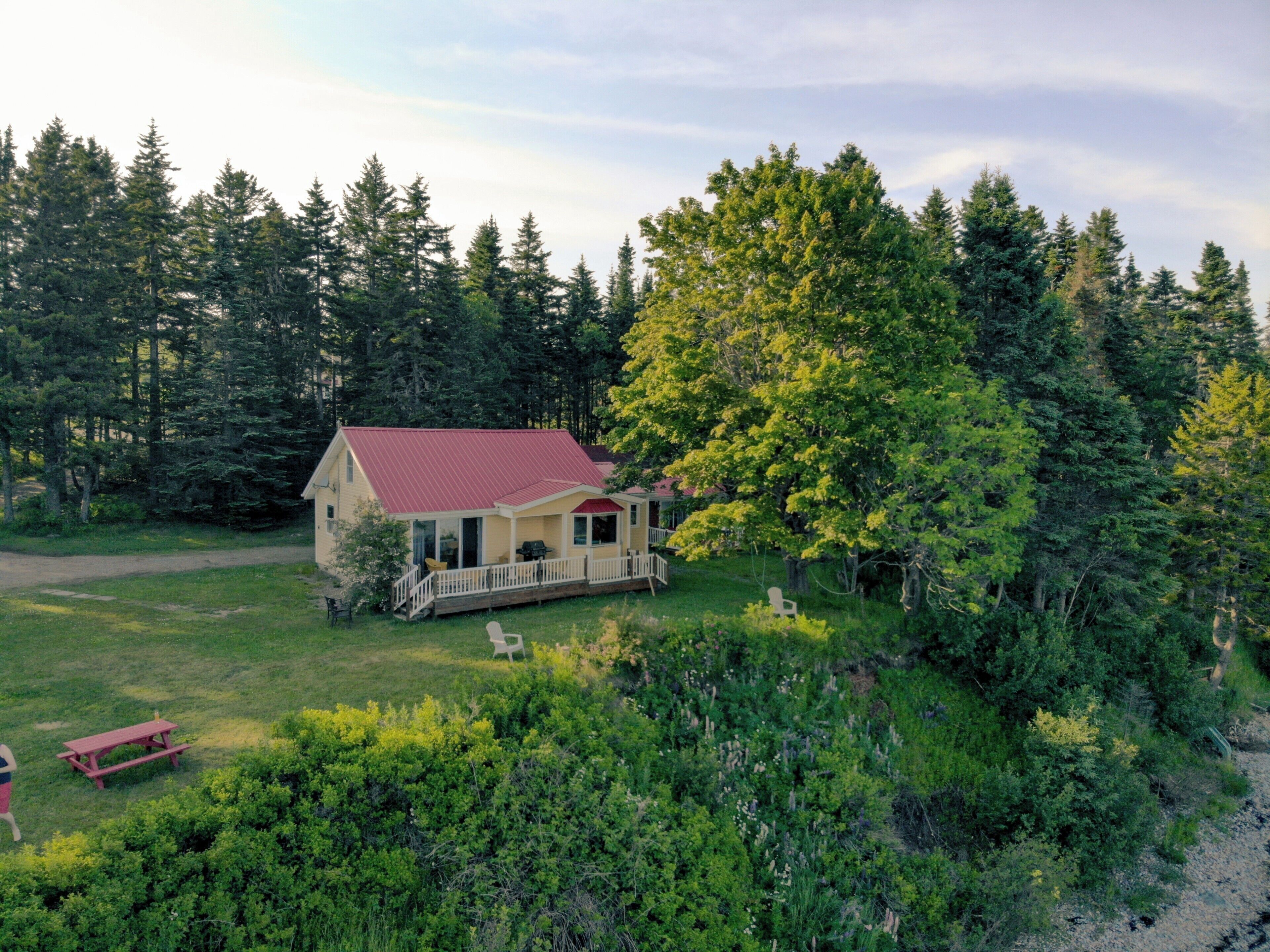 Clipper Shipp Motel cottages. A great location your own private beach.