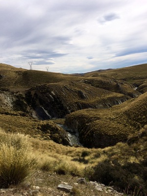 Gravel Road through beautiful scenery. Lots of opportunities for pulling over for a photo. Stop at the hotel for a drink.