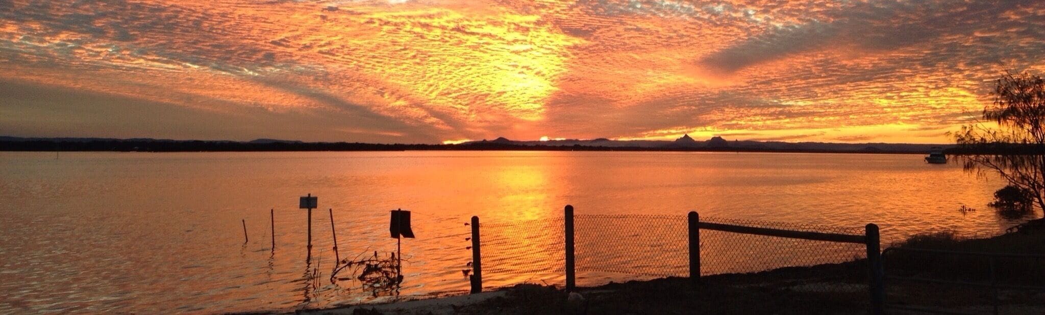 A beautiful Bribie IsLand Sunset .