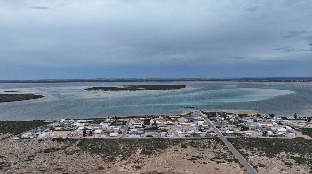 Aerial photo of Venus Bay South Australia