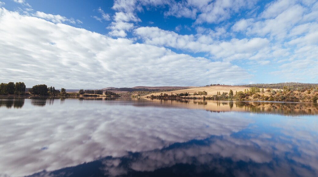 Meadowbank Lake and River Derwent in Tasmania Australia