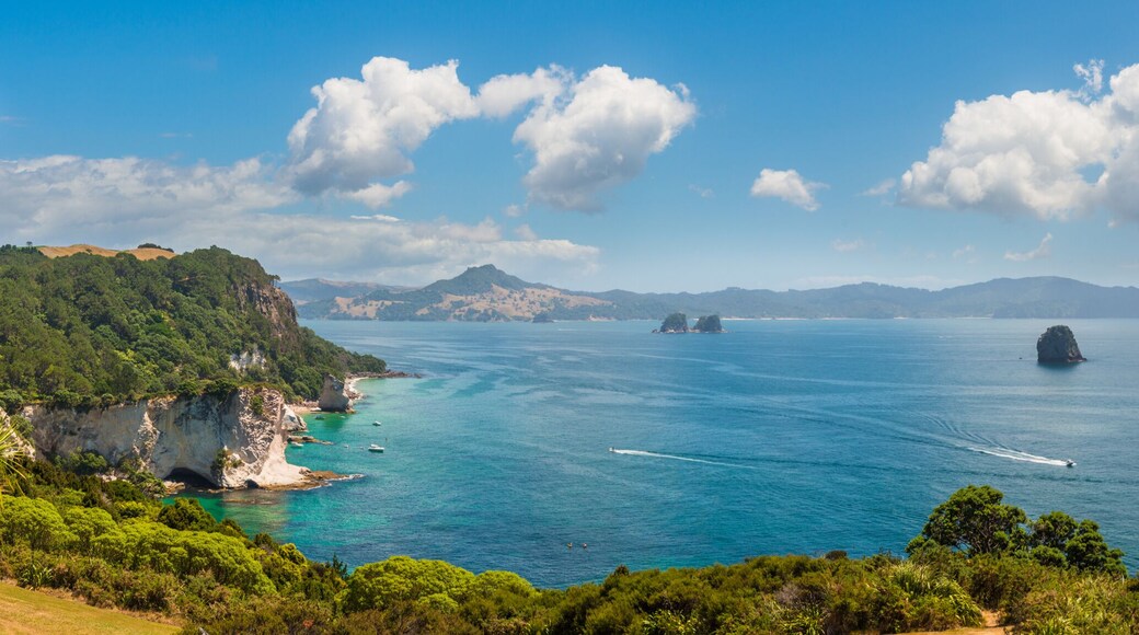 Te Whanganui-A-Hei (Cathedral Cove) Marine Reserve in Coromandel Peninsula North Island, New Zealand.