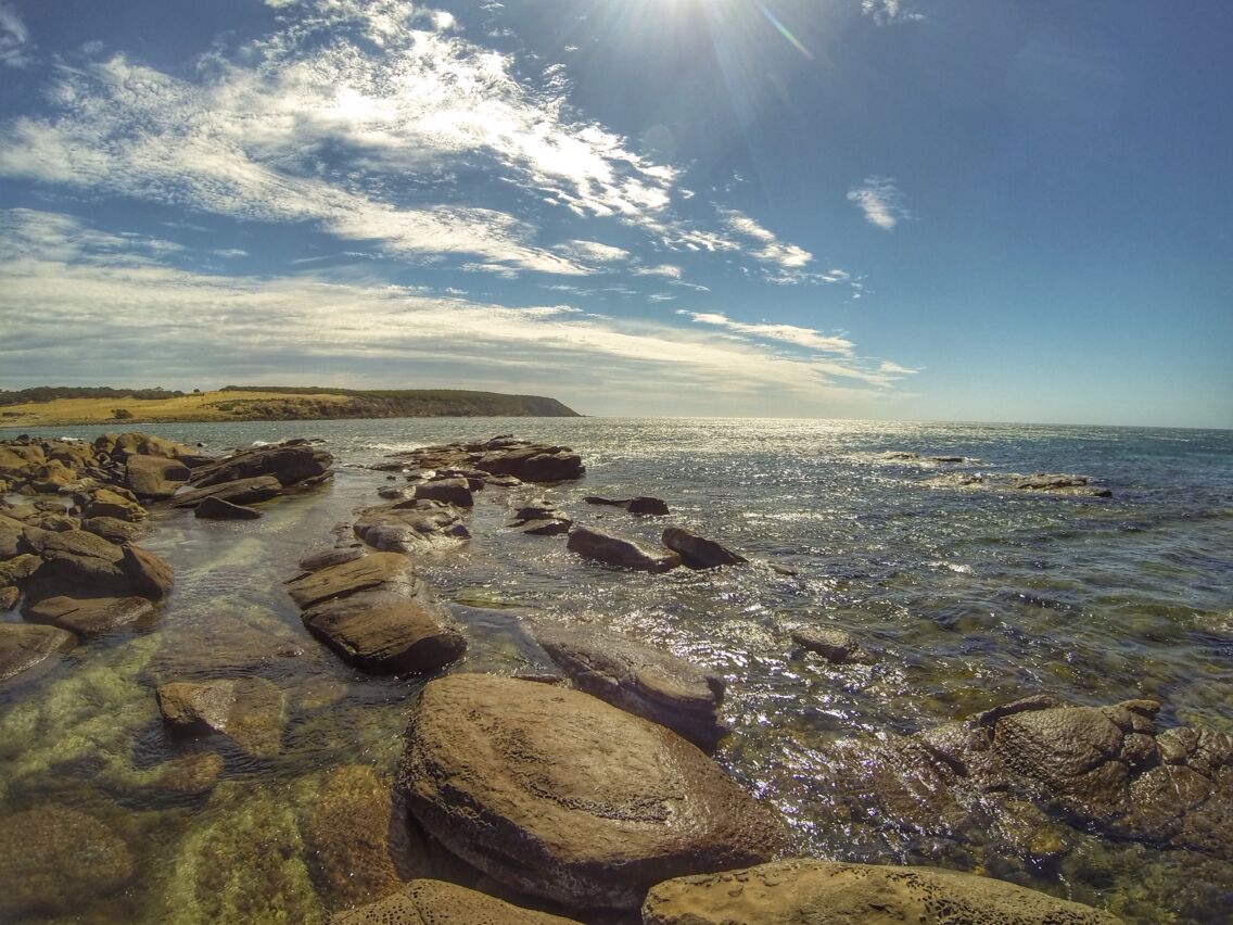 Beautiful hidden gem along the northern coast of Kangaroo Island. Walk through a cave and discover this beautiful stretch of beach.