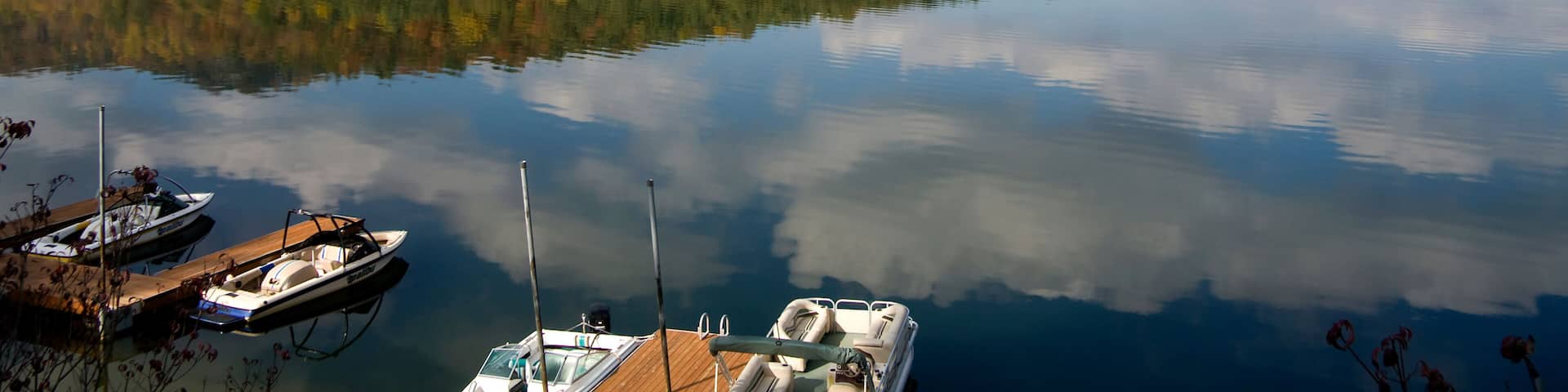 Lake Glenville in the Fall near Cashiers, North Carolina
