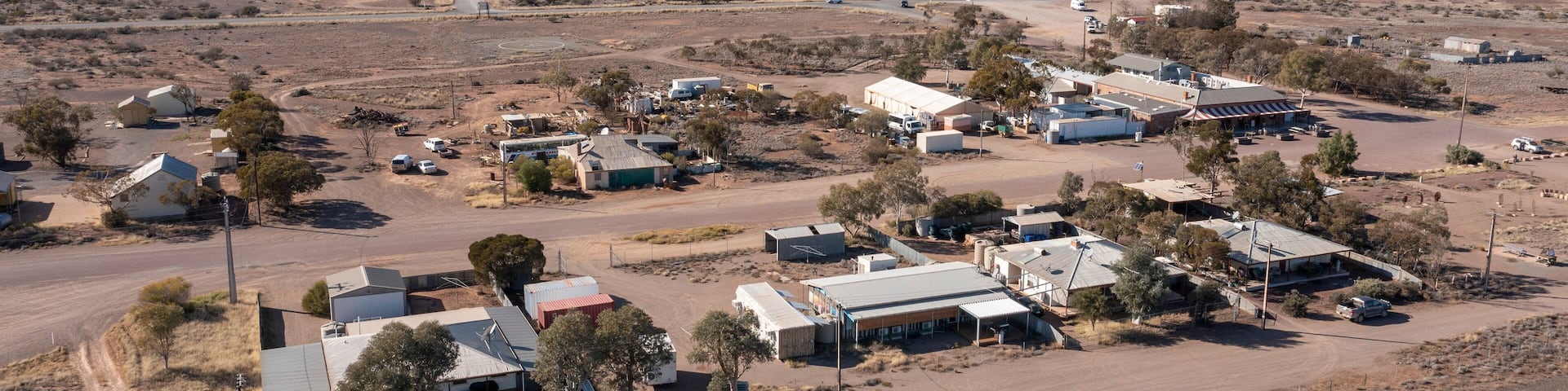 The South Australian town of parachilna near the Flinders ranges.