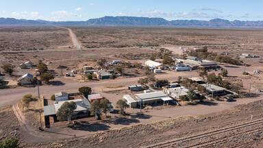 The South Australian town of parachilna near the Flinders ranges.