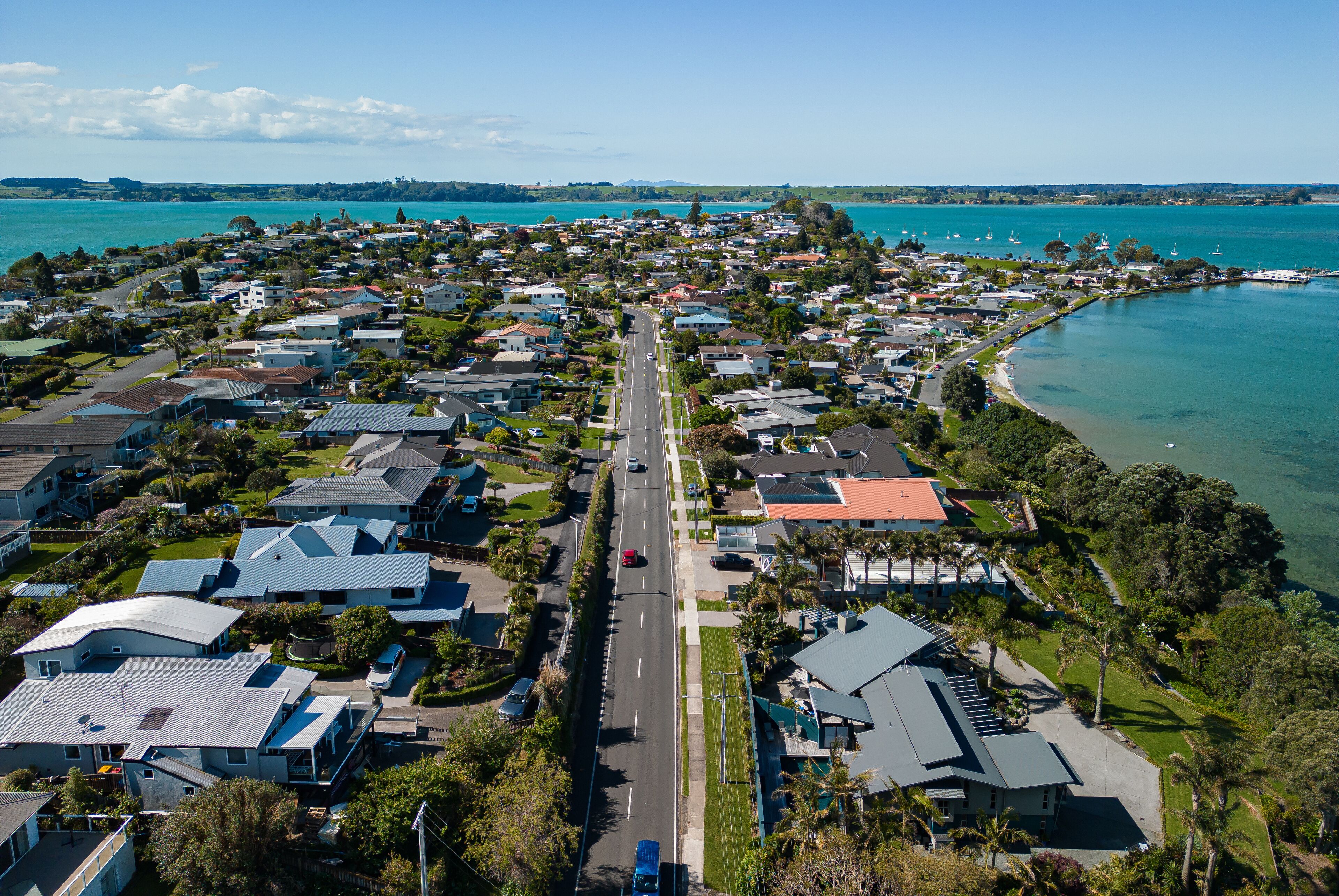 Coastal neighborhood of Omokoroa, New Zealand
