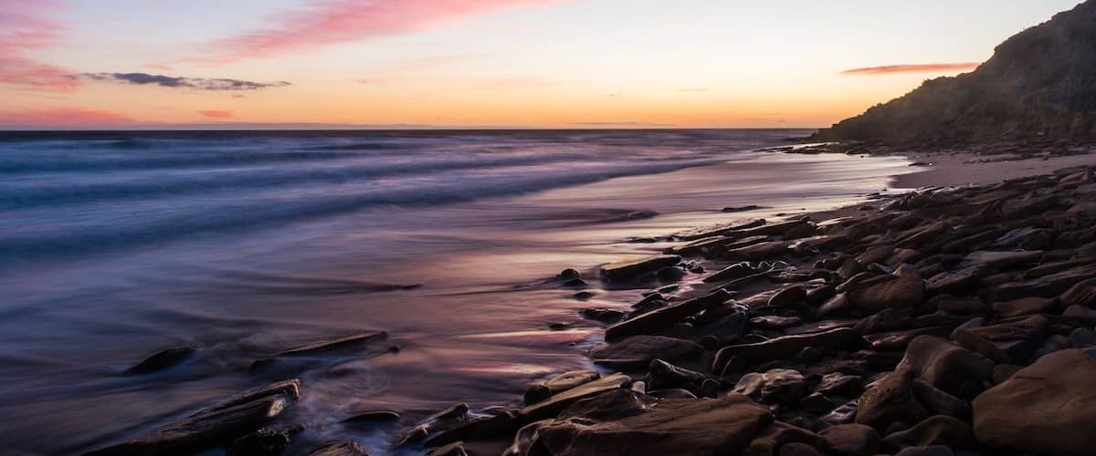 Sunset at the beach!