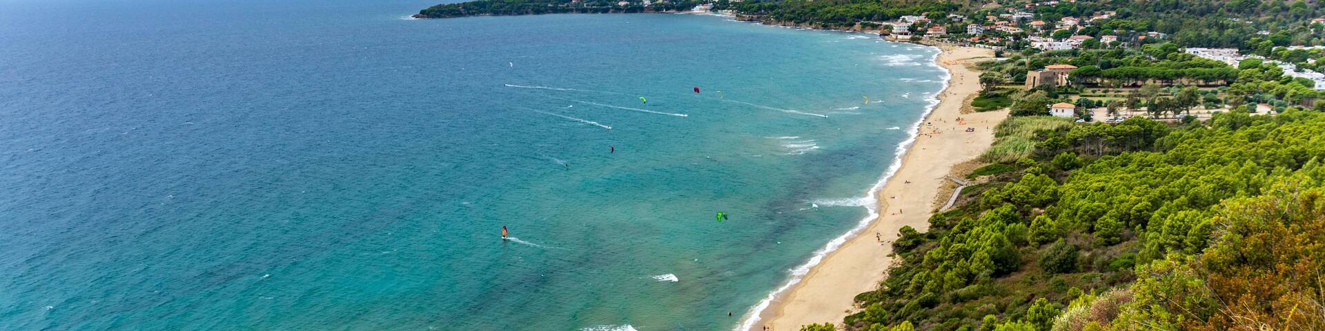 Ogliastro Marina bay, from Cilento Coast, Italy