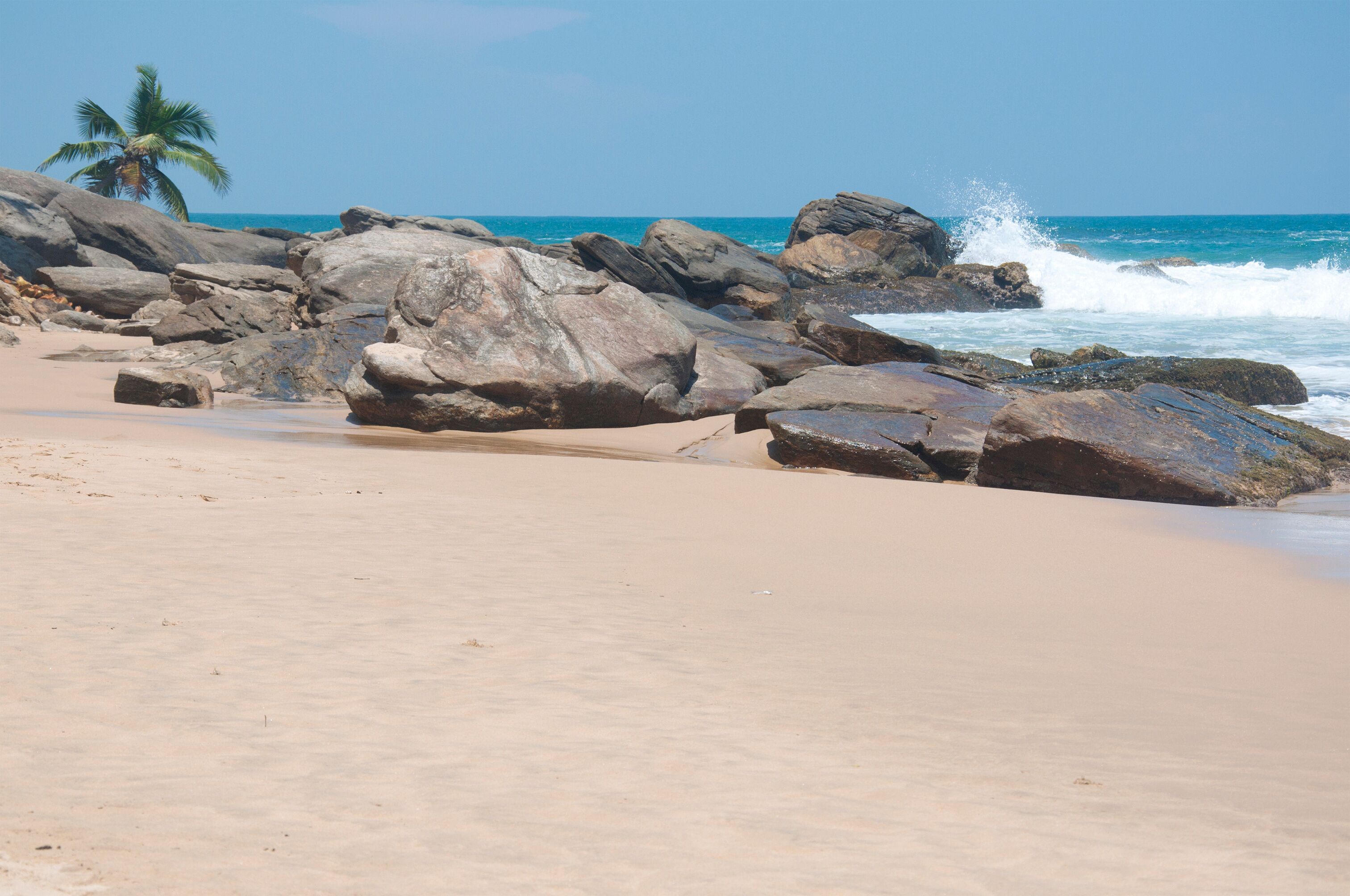 A beautiful day at the beach in Tangalle, Sri Lanka