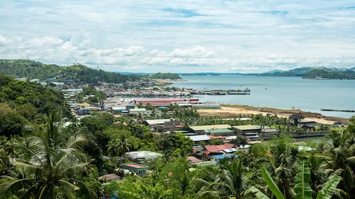 The sprawling cityscape of Catbalogan, the capital city of Samar.